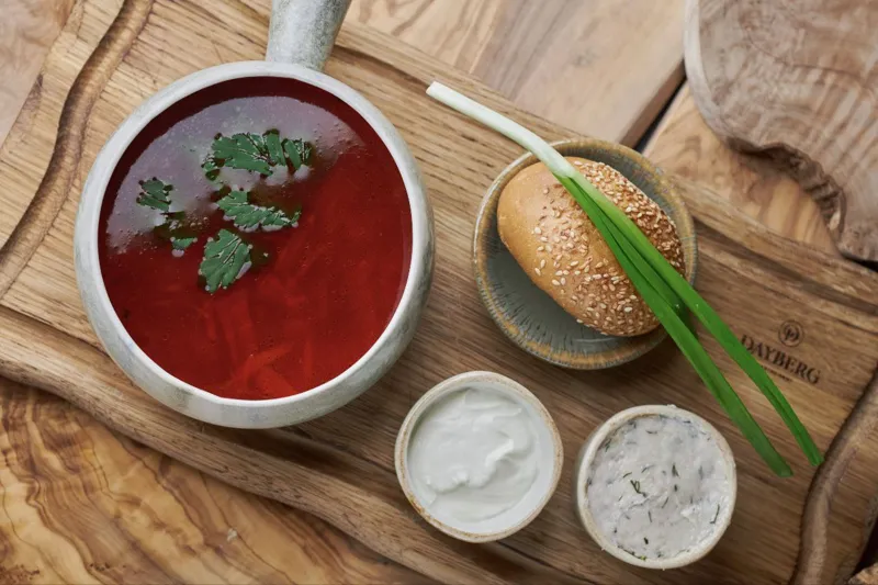 Борщ червоний 450\50\50 г